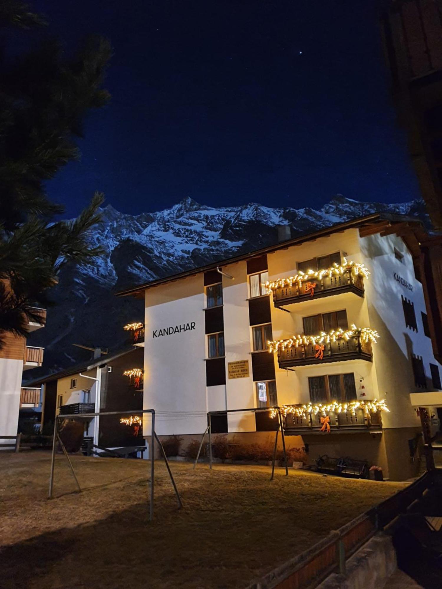 Haus Kandahar Saas-Fee Bagian luar foto